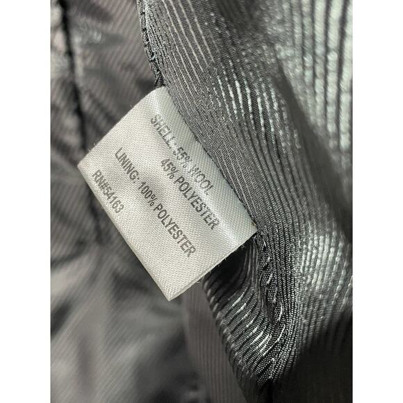 Calvin Klein Wool Blend Plum Colored‎ Coat Women's Size 4 - Picture 3 of 5